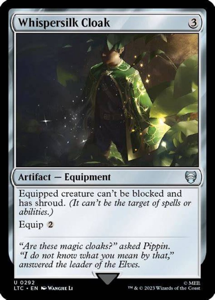 Can Whispersilk cloak be targeted?