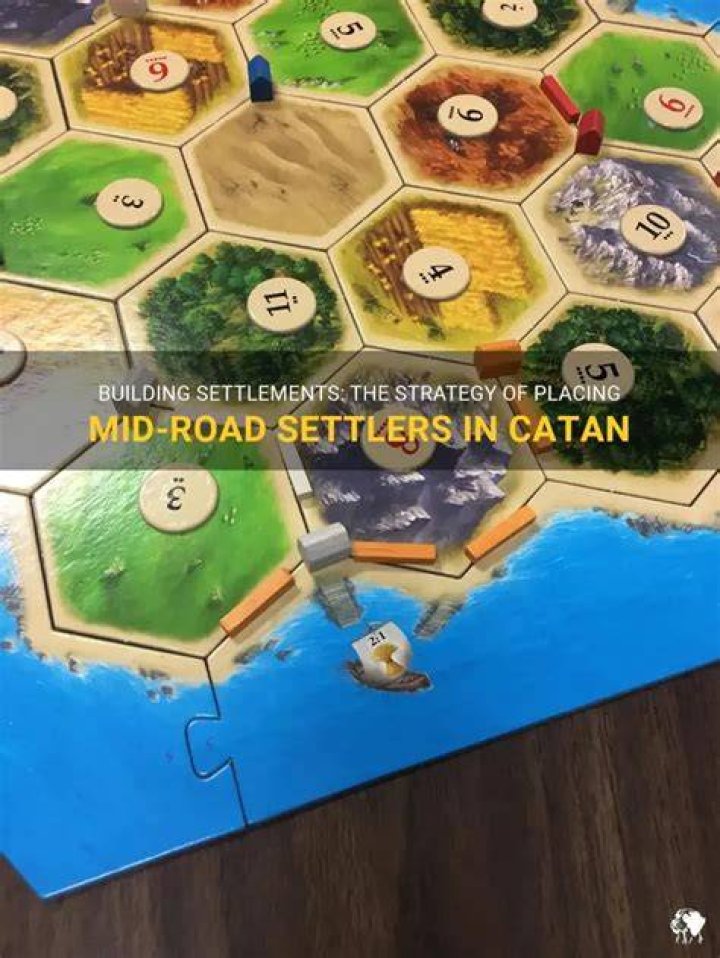 Can you build a settlement between roads?