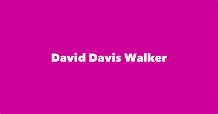 David Davis Walker