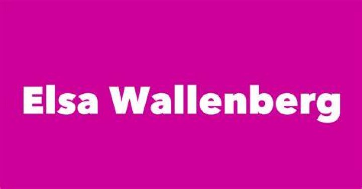 Elsa Wallenberg