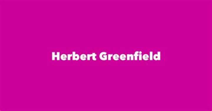 Herbert Greenfield