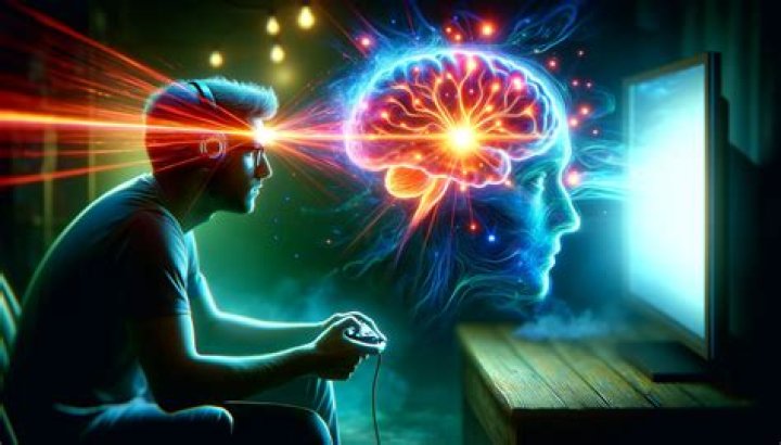 How are violent video games affect the brain?