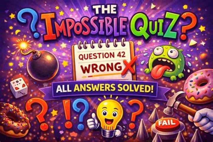 How do you do question 58 on the impossible quiz?