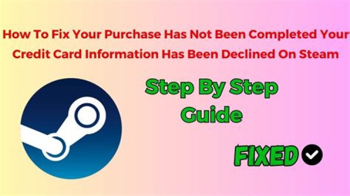 How do you fix a declined card?