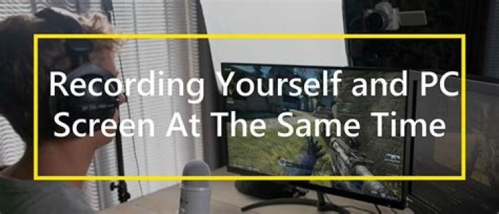 How to record yourself and your computer screen?
