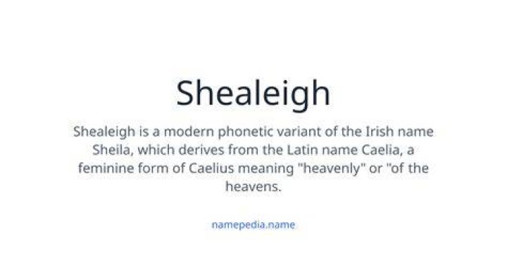 Shealeigh