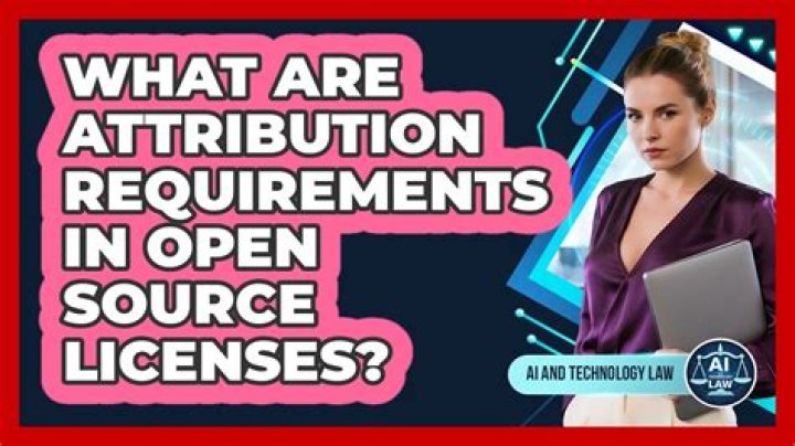 What are attribution requirements?