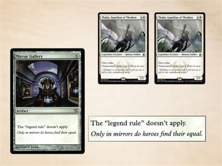 What is the legend rule?