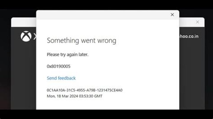 Why is my Xbox saying something went wrong?