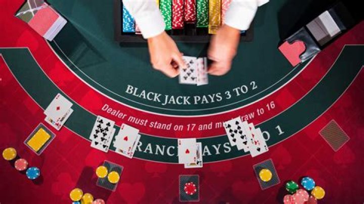 Why is one card face down in blackjack?